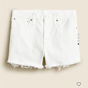 NWT J.CREW Relaxed White Denim Women Shorts